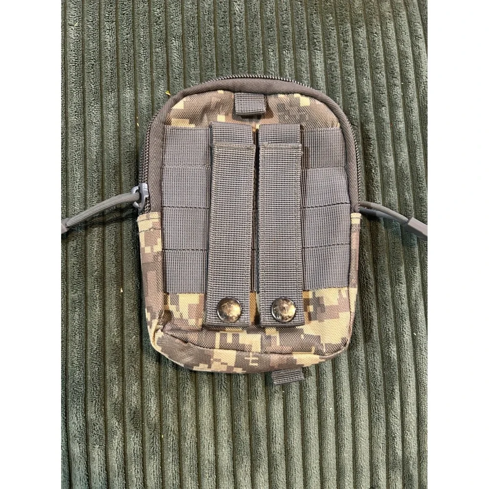 Digital Camo Tactical Pouch Molle System Belt Waist Bag‎ EDC Gear